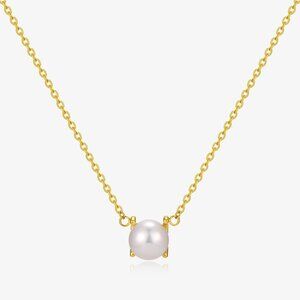 Simple Fresh Water Pearl Necklace